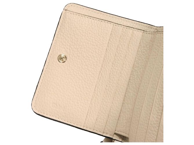 Portafoglio bi-fold Chloé in vitello bianco - vista 8