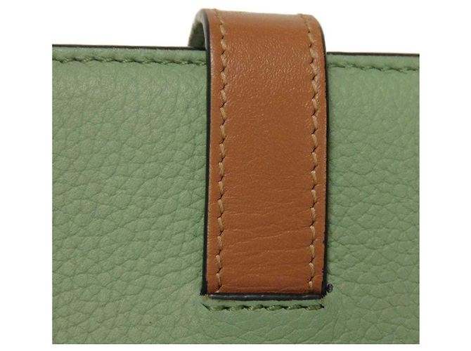 Loewe Leder-Langbrieftasche Grün - Ansicht 29