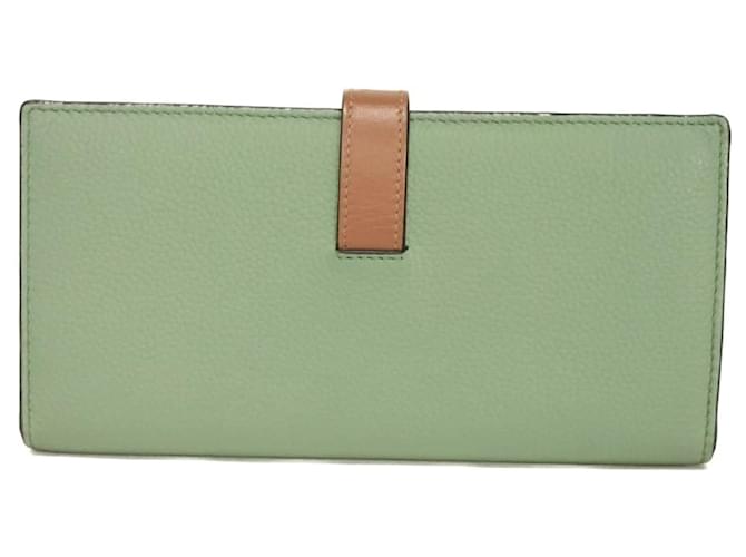 Loewe Leder-Langbrieftasche Grün - Ansicht 3