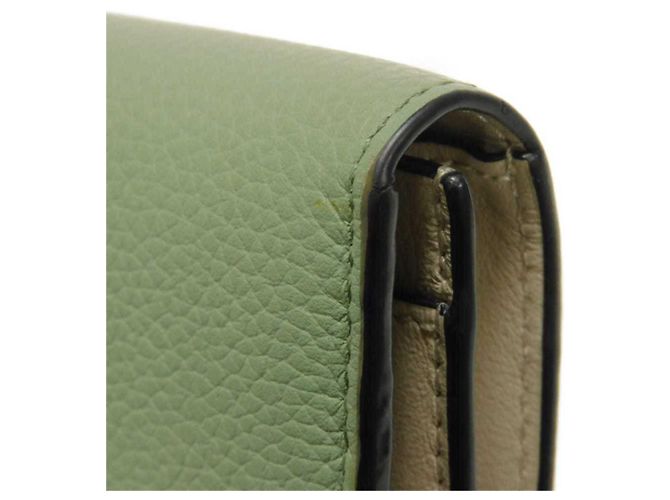 Loewe Leder-Langbrieftasche Grün - Ansicht 31