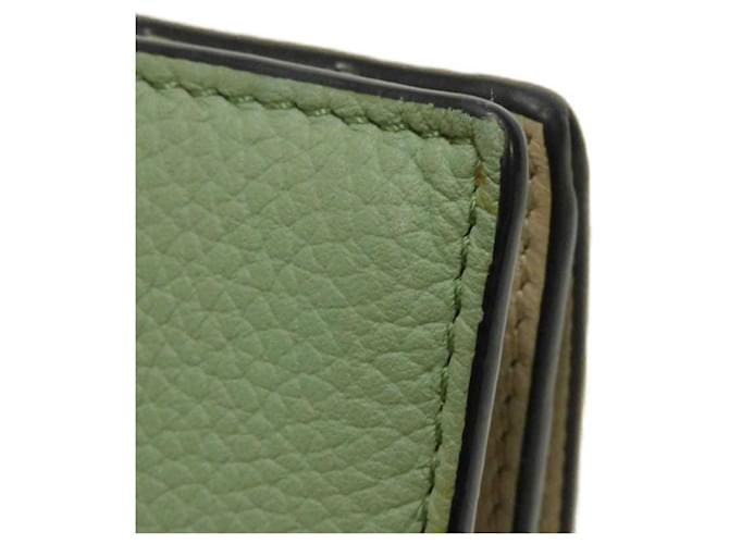 Loewe Leder-Langbrieftasche Grün - Ansicht 32