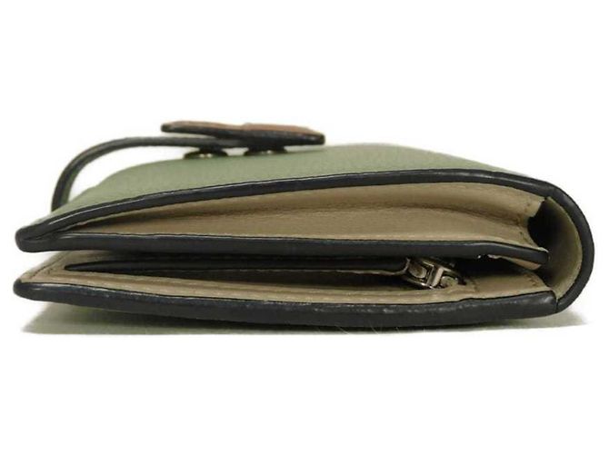 Loewe Leder-Langbrieftasche Grün - Ansicht 34