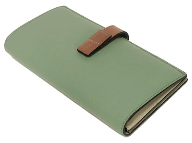 Loewe Leder-Langbrieftasche Grün - Ansicht 4