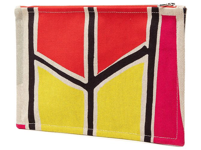 Pouch Waikiki piatta Hermès Multi Toile Multicolore - vista 2