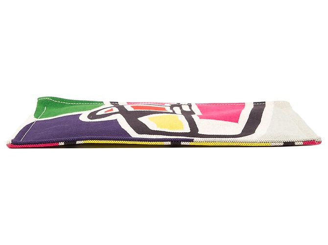 Pouch Waikiki piatta Hermès Multi Toile Multicolore - vista 3