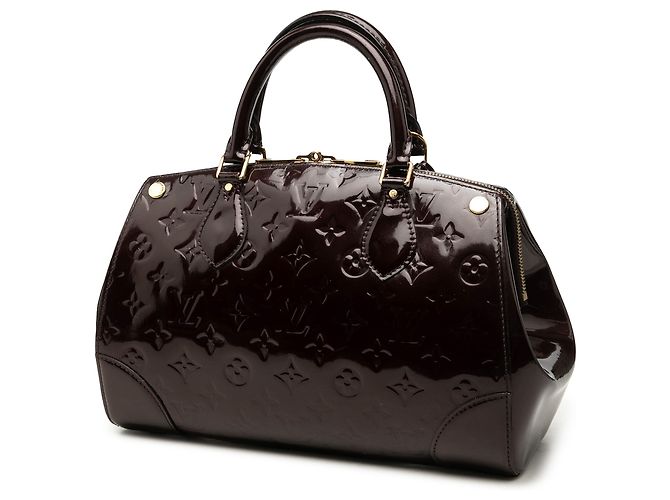 Louis Vuitton Purple Monogram Vernis Santa Monica Porpora - vista 2