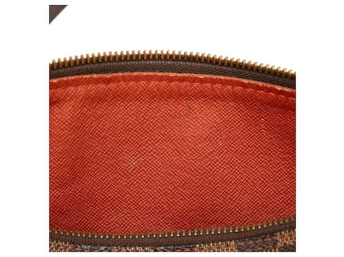 Louis Vuitton Brown Damier Ebene Papillon 30 Marrone - vista 5