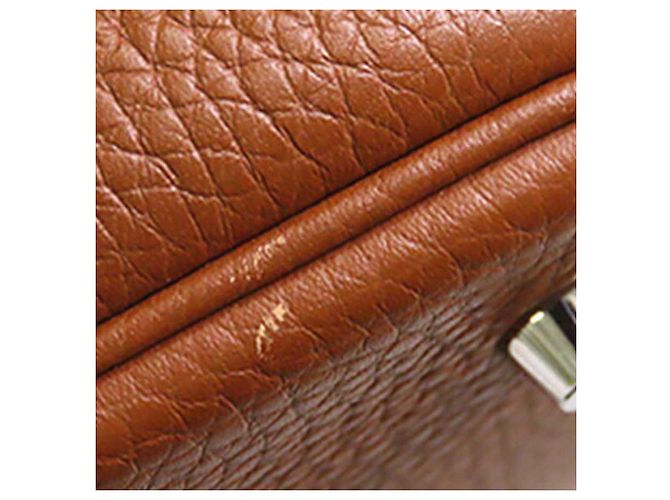Hermès Brown Clemence Picotin Lock 22 Marrone - vista 11