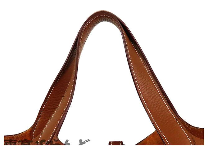 Hermès Brown Clemence Picotin Lock 22 Marrone - vista 14