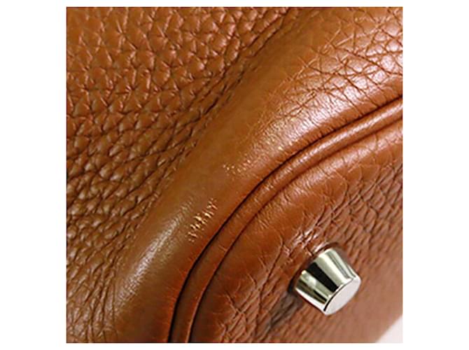 Hermès Brown Clemence Picotin Lock 22 Marrone - vista 8