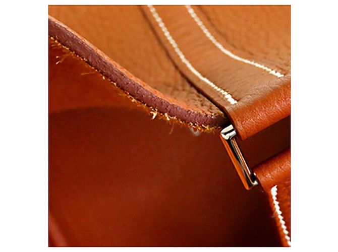 Hermès Brown Clemence Picotin Lock 22 Marrone - vista 9