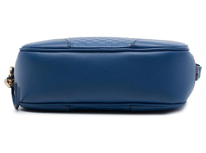 Gucci Blue Microguccissima Bree Crossbody - vista 3