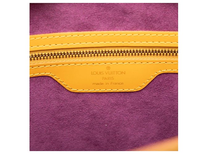 Louis Vuitton Yellow Epi Saint Jacques PM Long Strap Giallo - vista 5