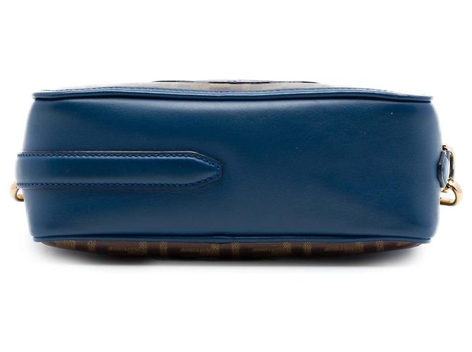 Fendi Camera Bag aus braunem Zucca beschichtetem Canvas mit FF-Logo - Ansicht 3