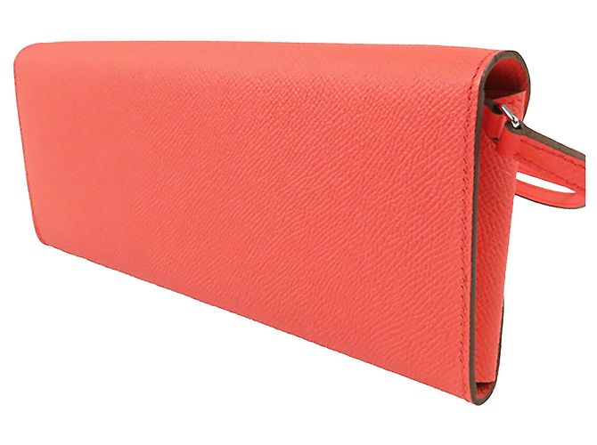 Portafoglio Hermès Pink Epsom Chaine d Ancre To Go Rosa - vista 2