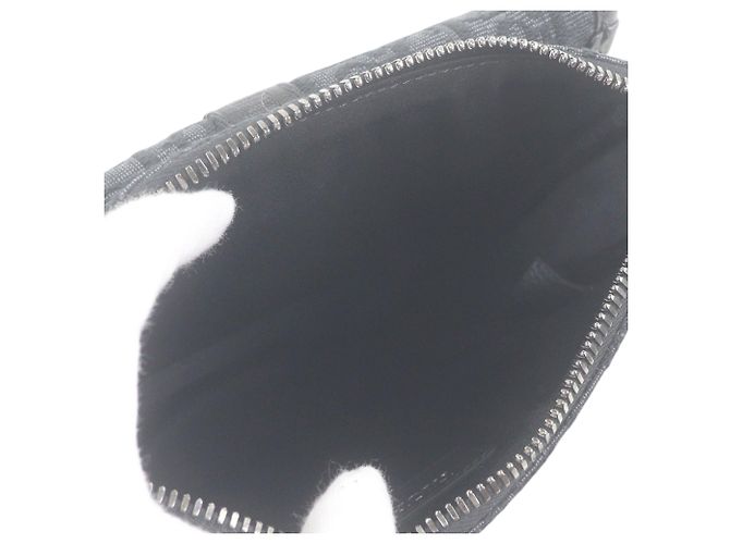 Borsa a tracolla Dior 8 Mini in jacquard Oblique nero e mesh Dior - vista 4