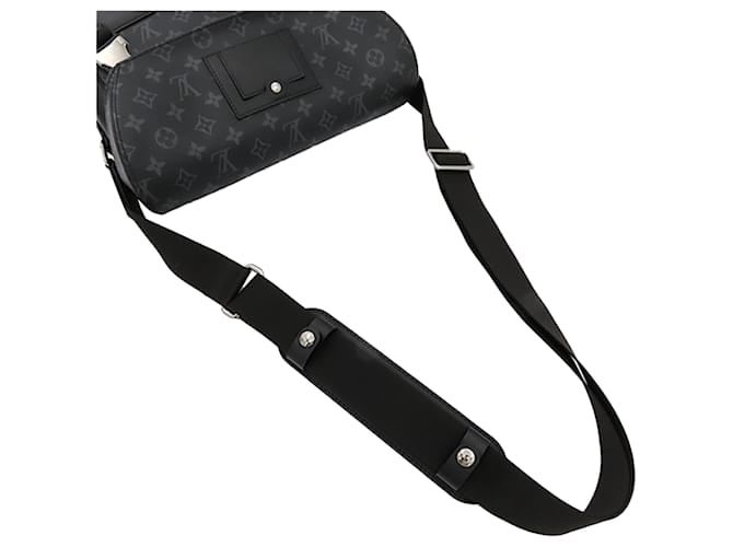 Louis Vuitton Black Monogram Eclipse Voyager PM Nero - vista 10