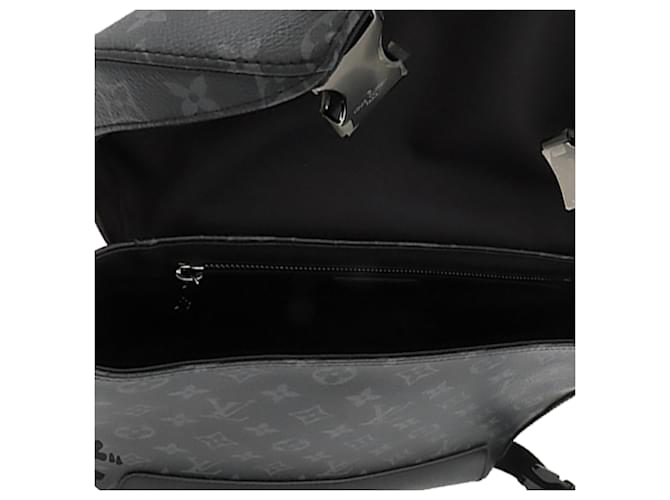 Louis Vuitton Black Monogram Eclipse Voyager PM Nero - vista 4