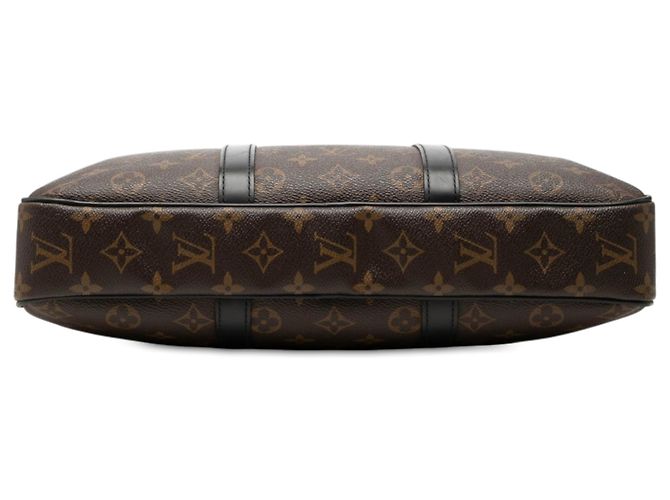 Louis Vuitton Brown Monogram Macassar Porte Documents Voyage - vista 3