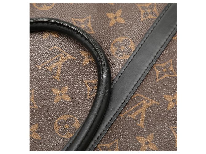 Louis Vuitton Brown Monogram Macassar Porte Documents Voyage - vista 6