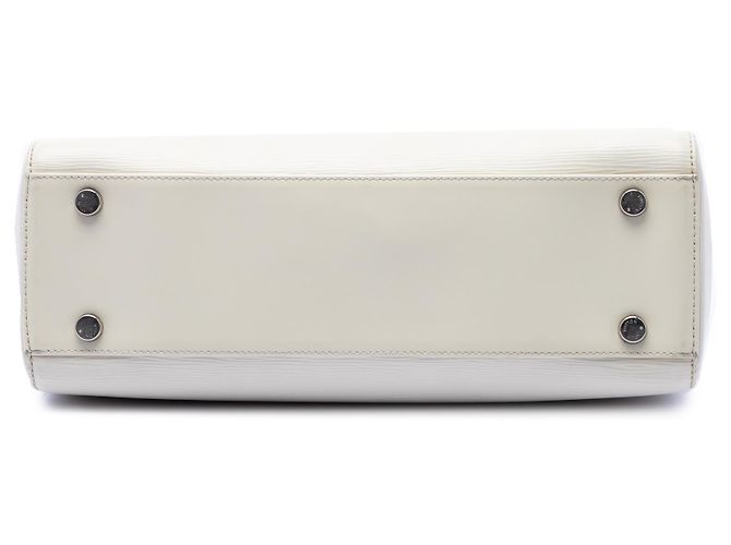 Louis Vuitton White Epi Brea MM Bianco - vista 3