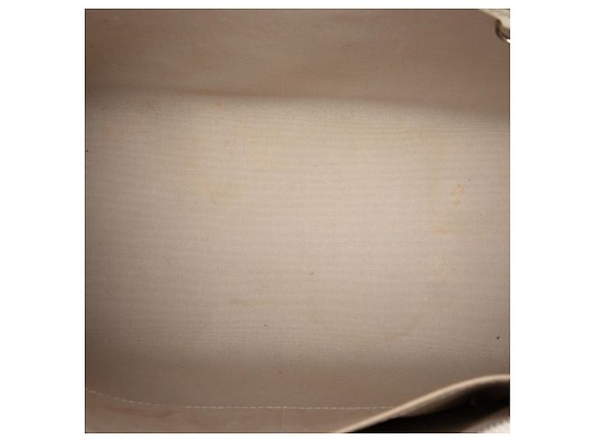 Louis Vuitton White Epi Brea MM Bianco - vista 4