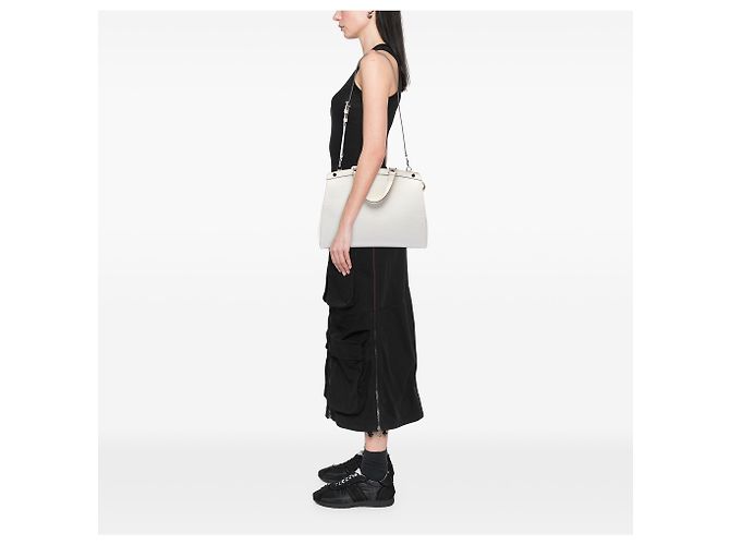 Louis Vuitton White Epi Brea MM Bianco - vista 6