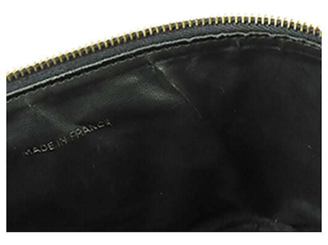 Chanel Black CC Caviar Vanity Case Nero - vista 10