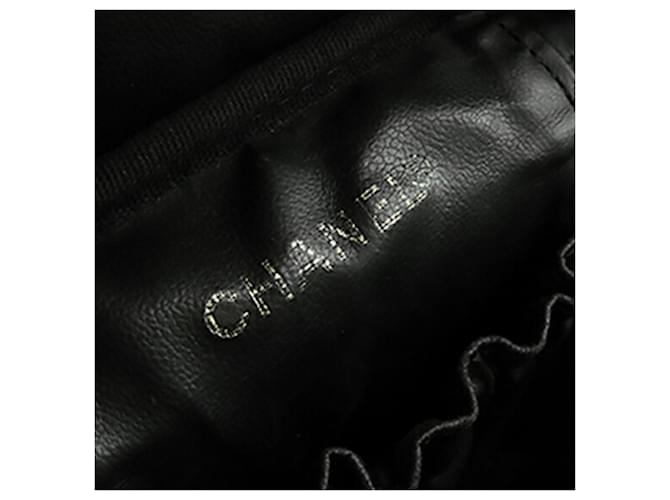 Chanel Black CC Caviar Vanity Case Nero - vista 5
