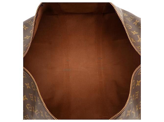 Louis Vuitton Brown Monogram Keepall 45 Marrone - vista 4