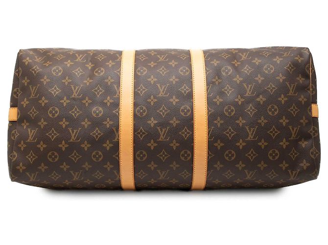 Louis Vuitton Brown Monogram Keepall Bandouliere 55 Braun - Ansicht 3
