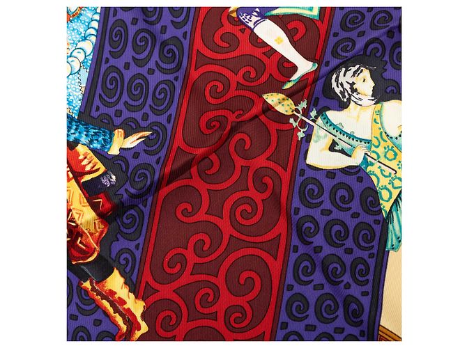 Hermès Brown Les Ballets Russes Seidentuch 90 Braun - Ansicht 6