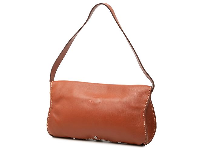 16 Céline Borsa a tracolla Celine Macadam in pelle borchiata marrone - vista 2