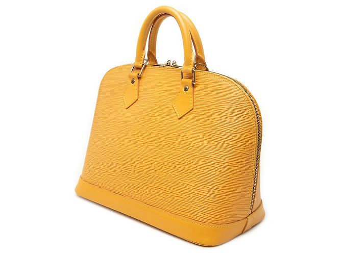 Louis Vuitton Yellow Epi Alma PM Giallo - vista 2