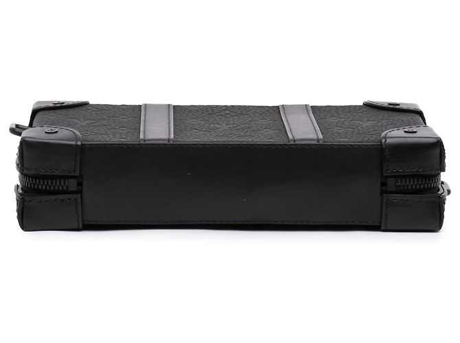 Portafoglio Soft Trunk Monogram Taurillon Nero Louis Vuitton - vista 3