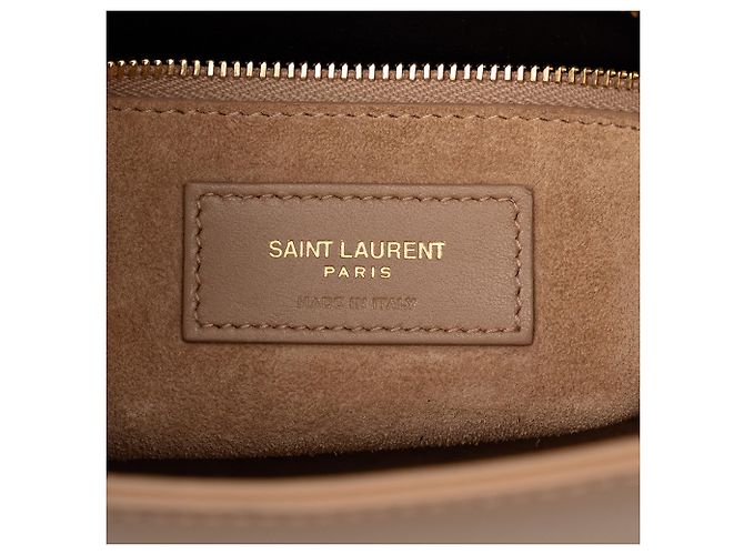 Saint Laurent Le 5 a 7 in pelle di vitello liscia marrone Marrone chiaro - vista 5