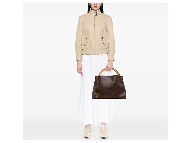 Louis Vuitton Brown Monogram Artsy MM Marrone - vista 6