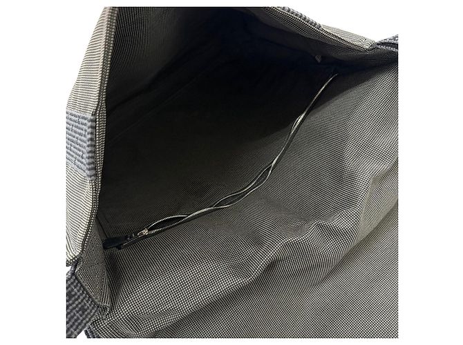 Hermès Gray Canvas Herline Messenger Braun - Ansicht 5