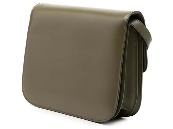 Céline Celine Green Medium Calfskin Classic Box Verde Verde oliva - vista 2