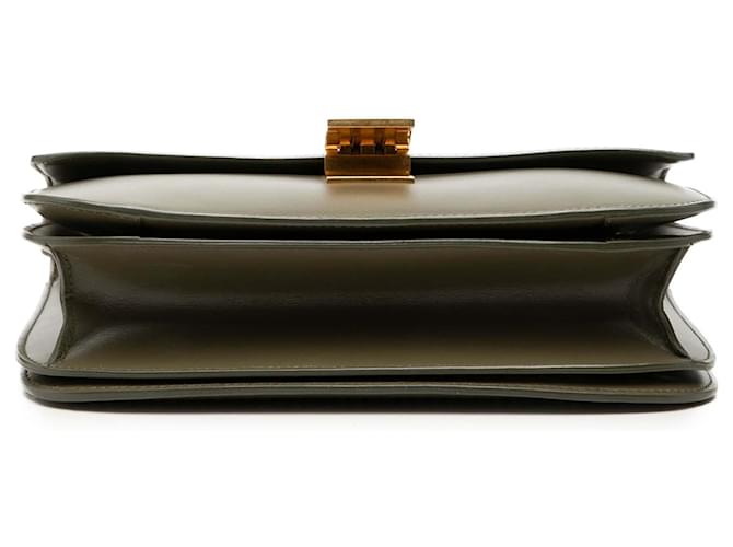 Céline Celine Green Medium Calfskin Classic Box Verde Verde oliva - vista 3