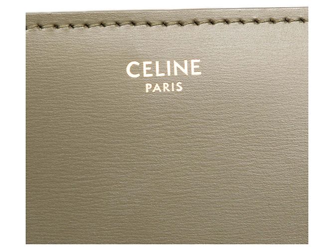 Céline Celine Green Medium Calfskin Classic Box Verde Verde oliva - vista 5