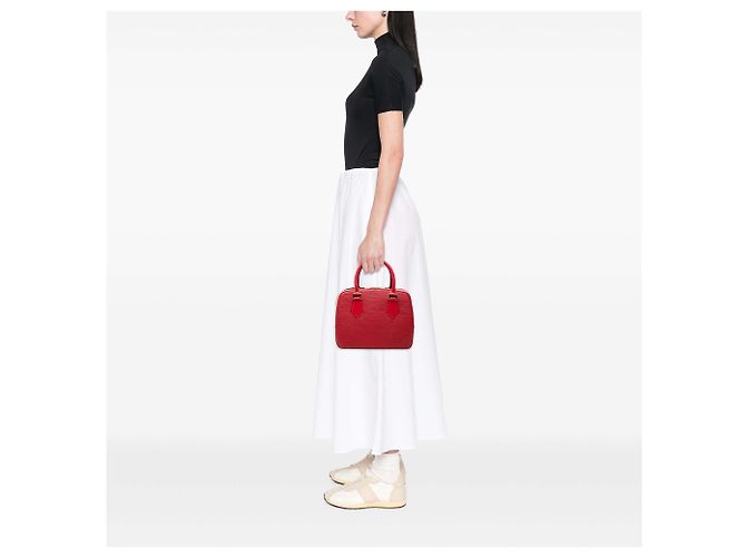 Louis Vuitton Red Epi Sablons Rosso - vista 7