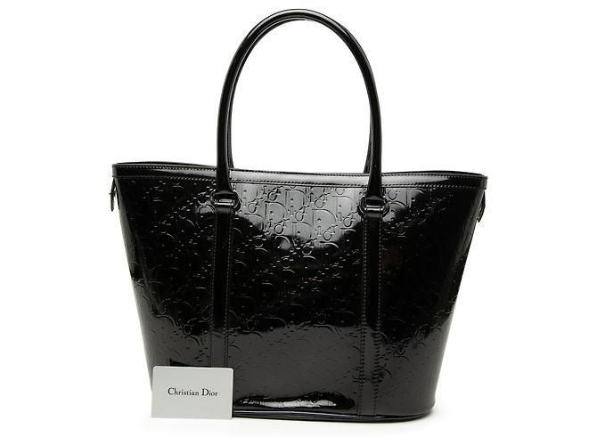 Tote Diorissimo Trotter in vernice nera Dior Nero - vista 8