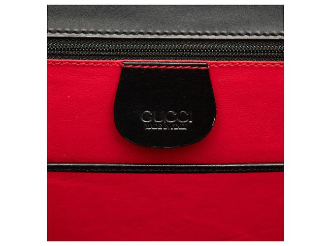 Gucci Black Calfskin Bamboo Night Nero - vista 5