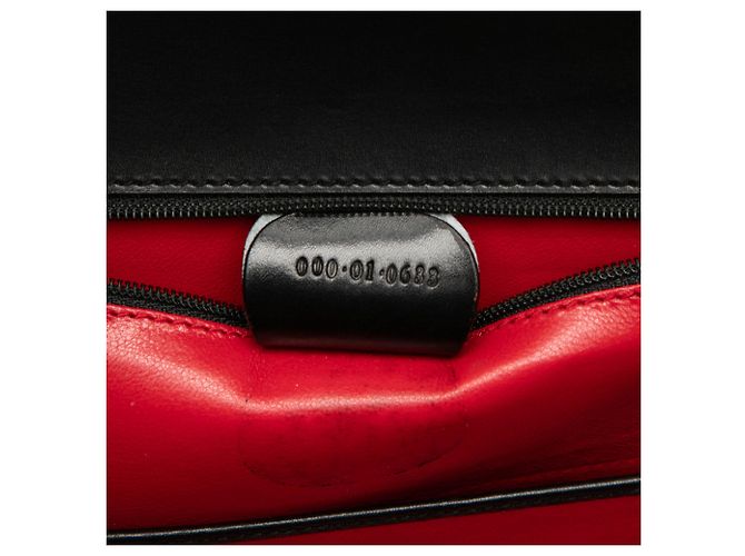 Gucci Black Calfskin Bamboo Night Nero - vista 6