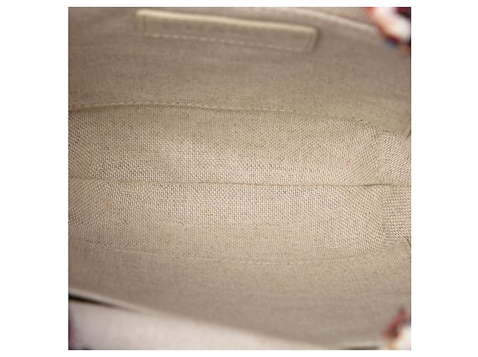 Borsa a secchiello Gabrielle Chanel rossa, piccola, in vitello trapuntato e tweed Rosso - vista 4