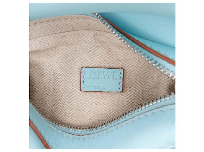 Borsa Puzzle Nano LOEWE in vitello blu Blu chiaro - vista 5