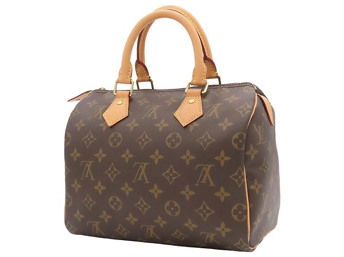Louis Vuitton Brown Monogram Speedy 25 Castaño - vista 2