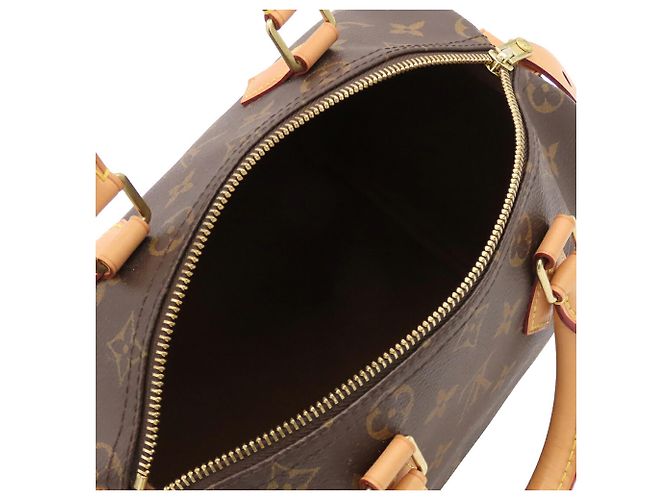 Louis Vuitton Brown Monogram Speedy 25 Castaño - vista 4