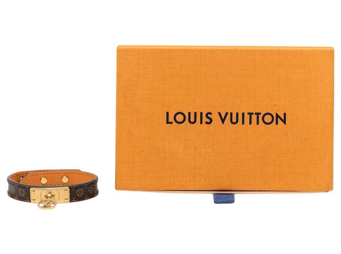 Bracelet Louis Vuitton Brown Monogram Logomania 17 Marron - vue 6